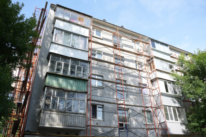 В Ульяновской области с начала 2025 года провели капремонт в 45 многоквартирных домах